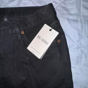 Re/done 90s High Rise Loose Black Jeans